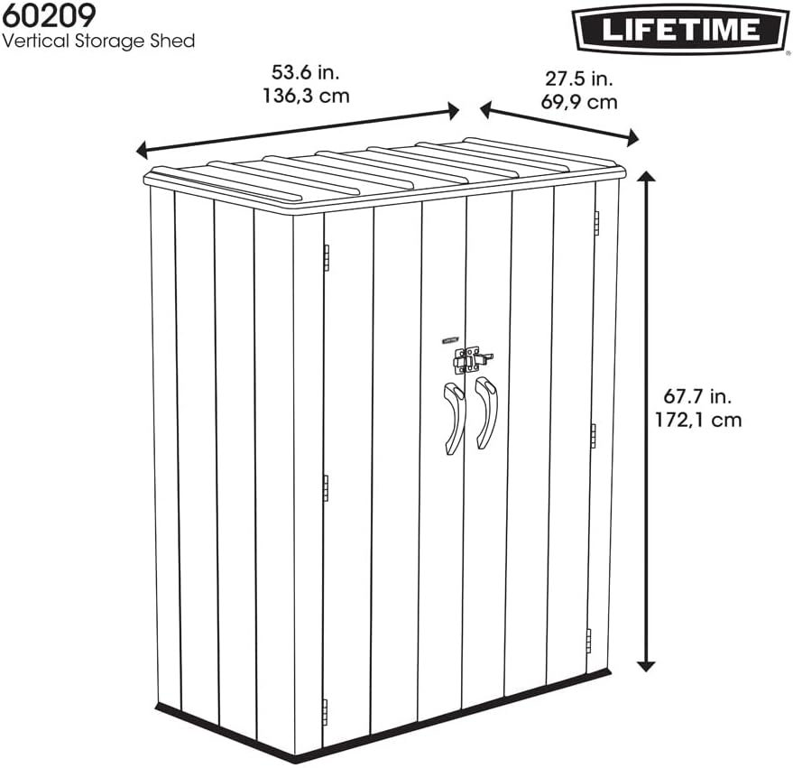 LIFETIME Outdoor Storage Box, 150 Gallon
