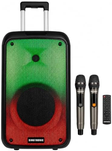 BT-0808Pro Portable 500W All in One Karaoke System, Free: 2 x Professionial Microphones