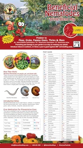 NaturesGoodGuys - Triple Blend Beneficial Nematodes HB+SC+SF (50 Million)
