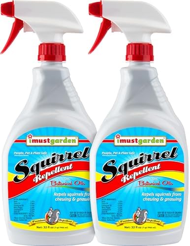 I Must Garden Squirrel Repellent: Stops Chewing on Plants/Furniture - 1 Gal