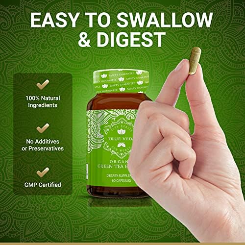 USDA Organic Green Tea Extract, Natural EGCG, Low Caffeine