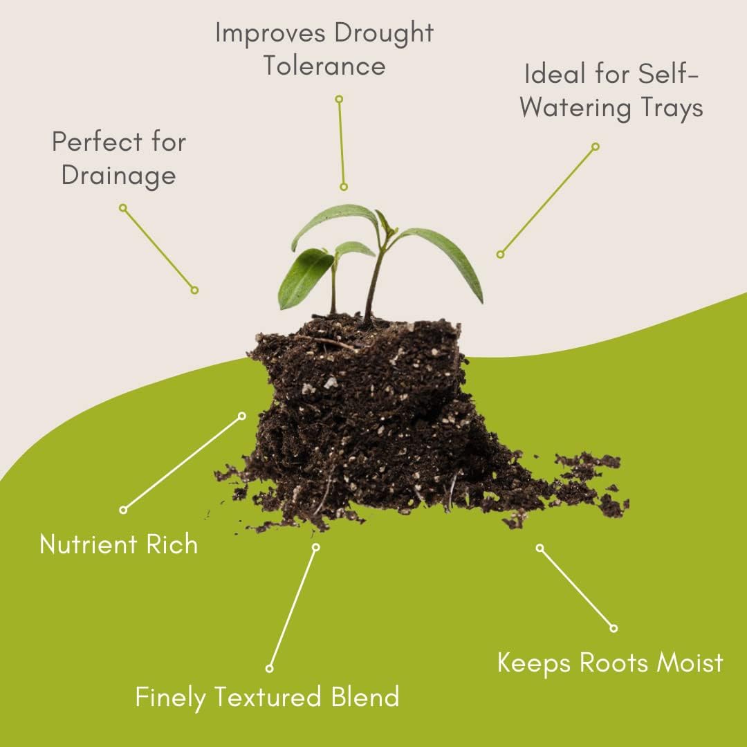 Gardeners Supply Company SuperRoot Booster Seed Starter Mix | Promotes Strong Roots & Boost Plant Growth | High Nutrients Plant Food for Seed