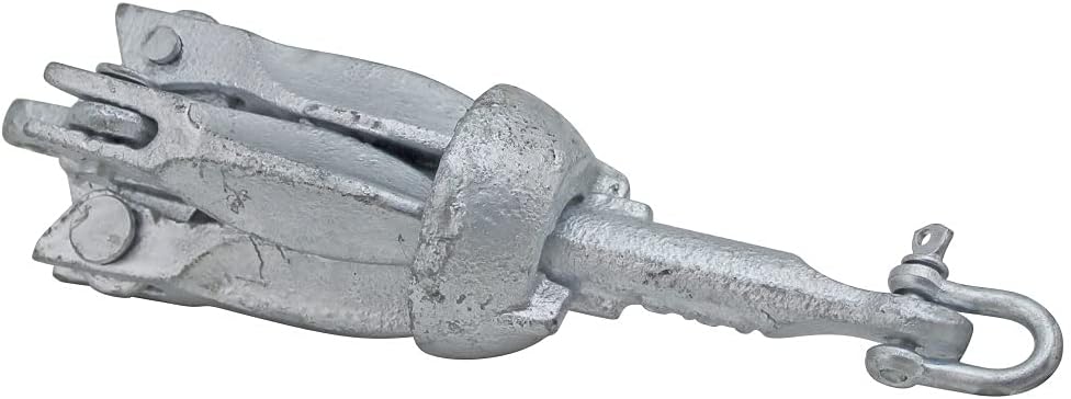 Extreme Max 3006.6542 BoatTector Galvanized Folding Anchor - 1.5 lbs.