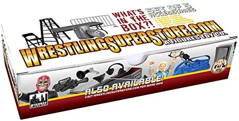 Set of 5 Wrestling Prop Accessories for Wrestling Action Figures | Includes The Most Essential Wrestling Figure Accessories Every Wrestling Action
