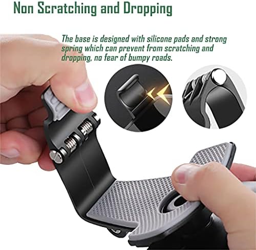Car Phone Holder Mount,360 Degrees Rotation Dashboard Phone Holder for iPhone,Samsung,Google,Nokia,and 4 to 7" Smartphones