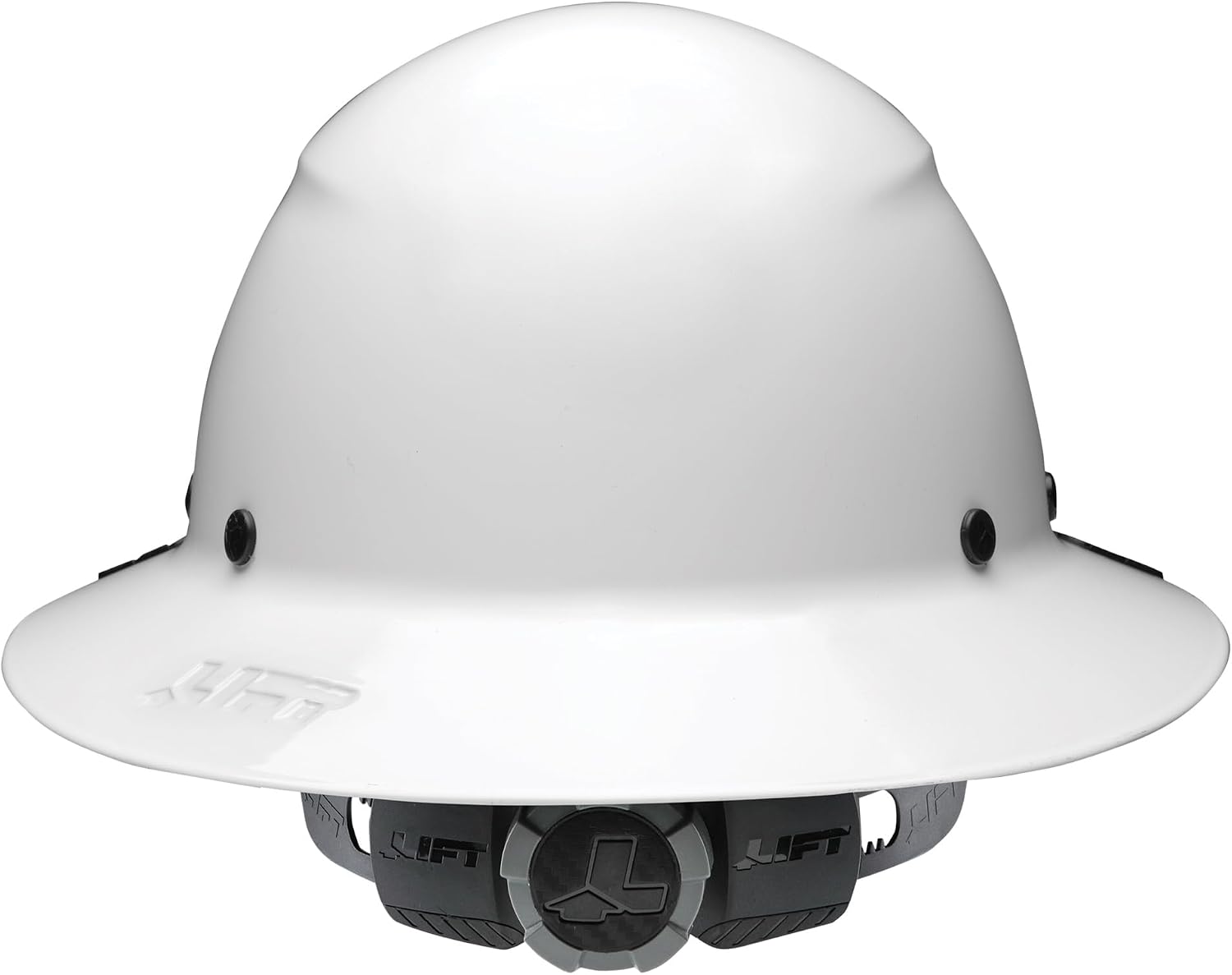 LIFT SAFETY Dax Carbon Fiber Full Brim Hard Hat | Safety/Construction Helmet w/ 6 Point Suspension for Comfort & Impact Protection