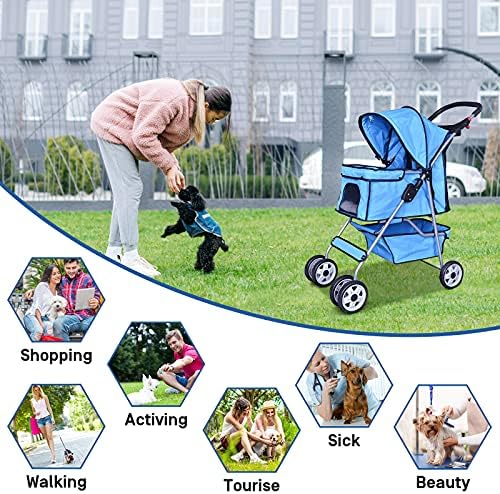 Best 4 Wheels Pet Stroller for Dog and Cat Stroller
