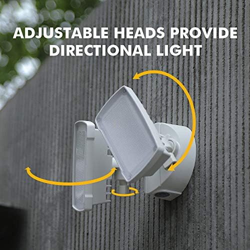 LUTEC 2 Packs 14W LED Flood Light Outdoor, 1300LM 5000K Single-Head Floodlight