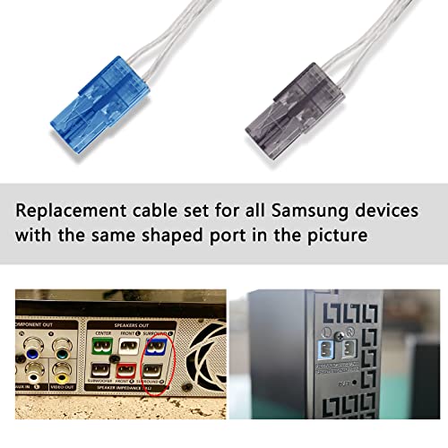Speaker Cables/Wires AH81-02137A for Samsung HT-E3500 HT-H4500 HT-J450 HT-J5530K HT-J5500 HT-J5550K HT-J5500W HT-J5550W HT-E6500W HW-J355 SWA-8000S