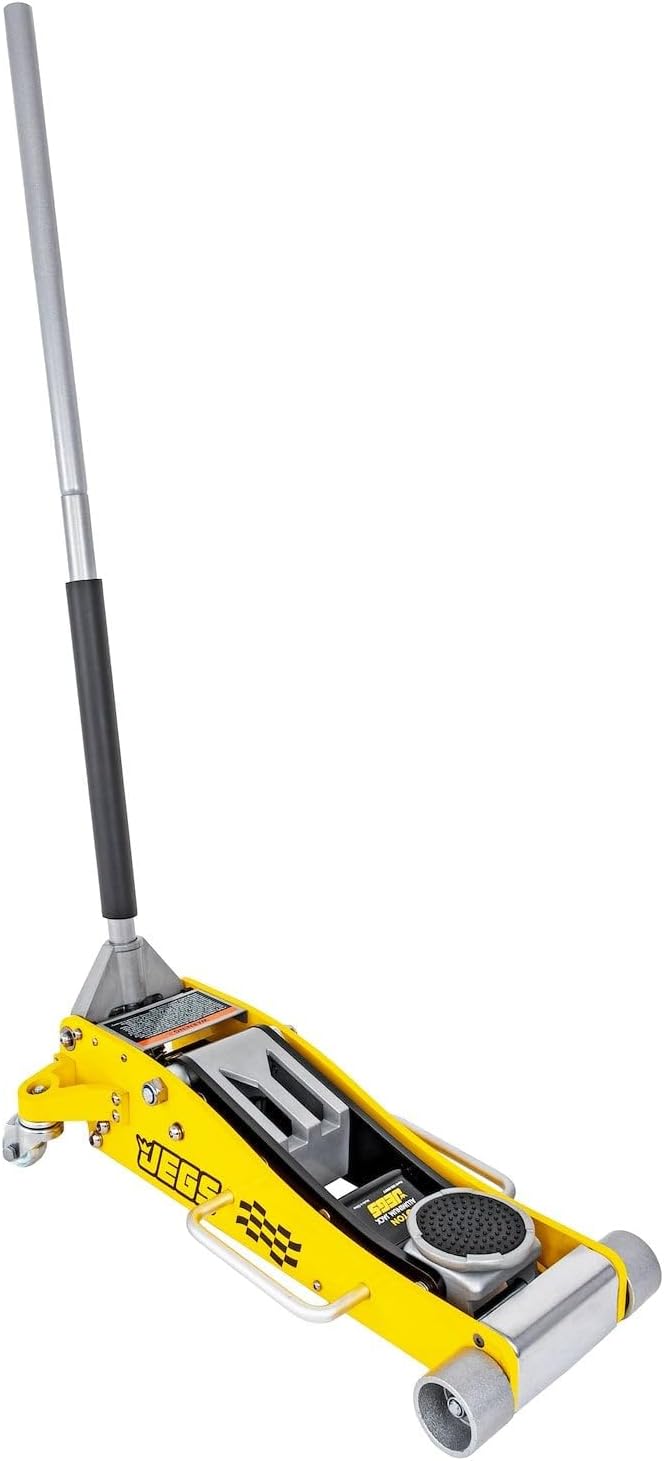 3-Ton Aluminum Floor Jack [6,000 lbs. Capacity] | 3-Ton Aluminum Floor Jack for your shop/garage; aluminum and rubber construction
