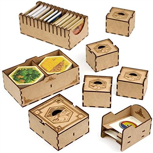 TowerRex Organizer for Catan, Board Game Storage