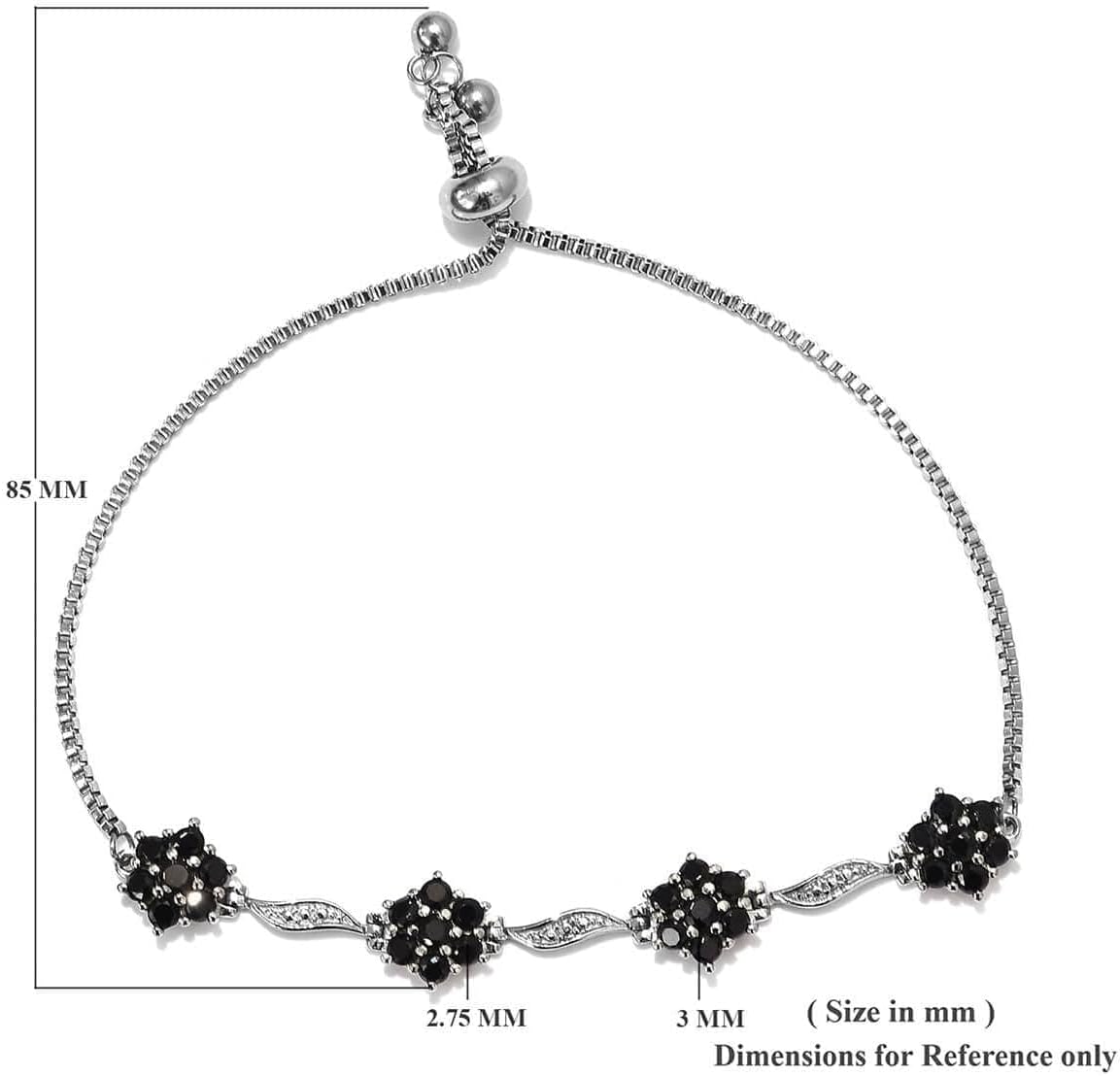 SHOP LC DELIVERING JOY Stainless Steel Bolo Bangle Bracelet for Mom Daughter Wife Women - Cute Sparkling Durable Bracelets Bangles Her Craftmanship