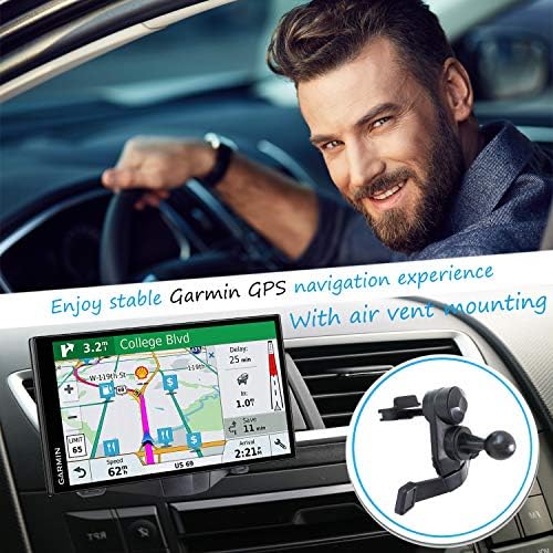 Garmin Air Vent GPS Mount | Compatible with Nuvi, RV, Dezl, Drive, Drivesmart, Driveassist and More