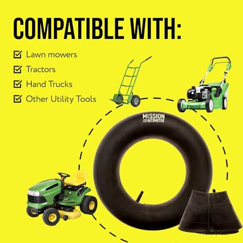 Mission Automotive Inner Tube - 15x6.00-6, TR-13 Valve Stem