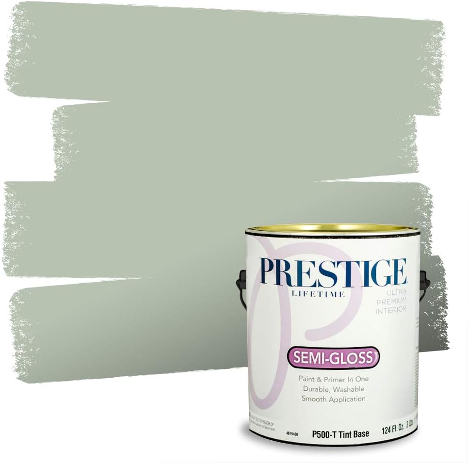 PRESTIGE Interior Paint and Primer in One, Garden Sage, Eggshell, 1 Gallon
