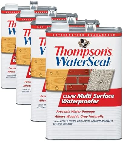 Thompson’s WaterSeal Multi-Surface Waterproofer Stain, Clear, 1 Gallon