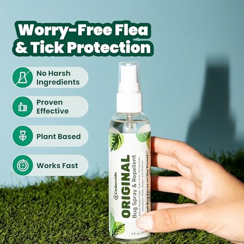 Cedarcide Original Bug Spray | Repel & Kill Fleas, Ticks, Mosquitoes, Mites, Ants & Chiggers | for use on People