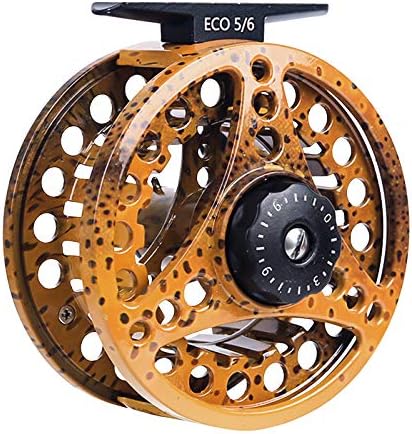 M MAXIMUMCATCH Maxcatch ECO Large Arbor Fly Fishing Reel (3/4wt 5/6wt 7/8wt) and Pre-Loaded Fly Reel with Line Combo