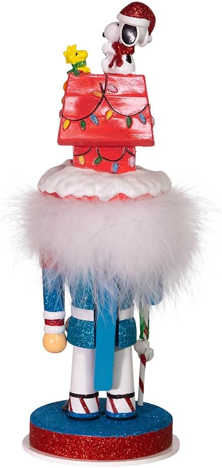 Kurt Adler Peanuts Snoopy Dog House Hollywood Nutcracker