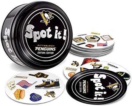 Masterpieces NHL Unisex-Teen Spot It! Card Game