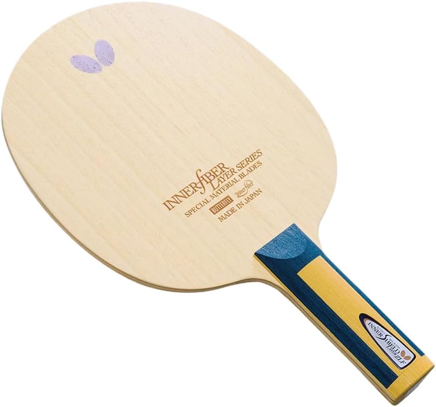 Butterfly Innershield Layer ZLF Blade - ZL Fiber Blade - Professional Butterfly Table Tennis Blade - Available in FL and ST Shakehand Handle Styles - Made in Japan