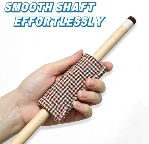 2 - Pack Billiard Cue Slicker - Pool Cue Shaft Cleaner Snooker Cleaning Cloth