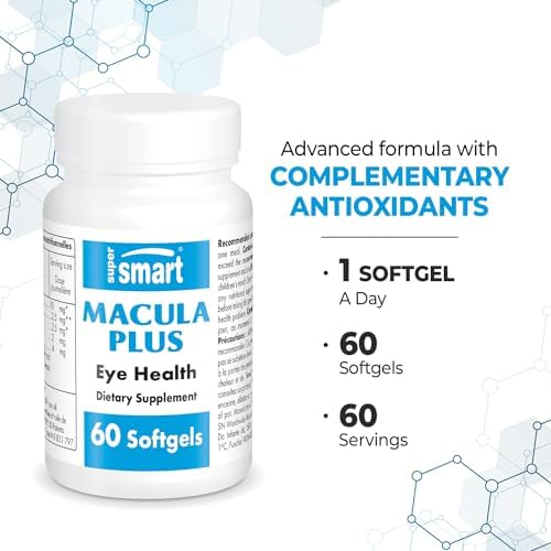 Supersmart - Macula Plus (High Potency Complex) - with Lutein, Zeaxanthin, Astaxanthin