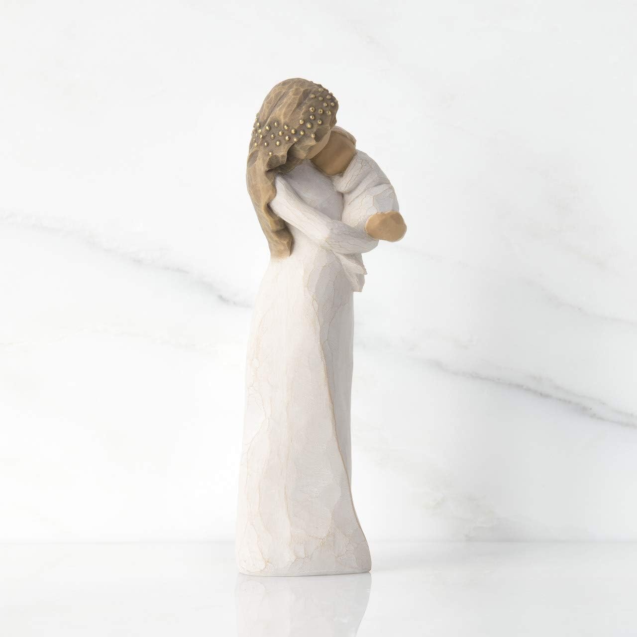 Willow Tree Sanctuary, Sculpted Hand-Painted Figure with Gold Leaf