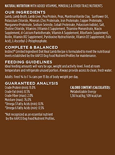Instinct Limited Ingredient Diet, Wet Canned Dog Food, Grain Free - Real Turkey, 13.2 oz. Cans (Pack of 6) | Single animal protein and vegetable recipe, delicious loaf texture, real turkey entree, gentle on sensitive stomachs