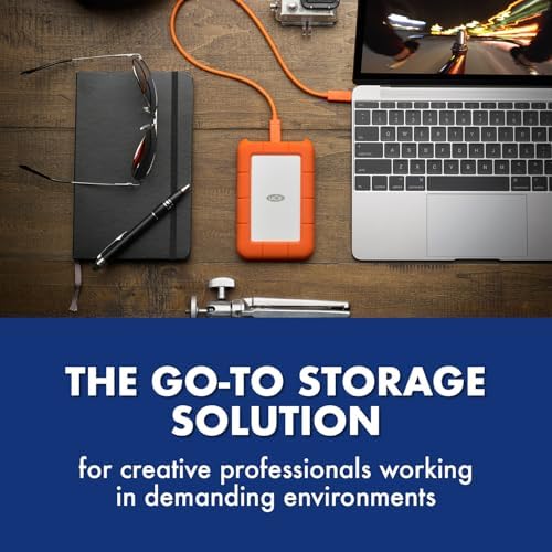 Seagate Rugged STFR5000800 5 TB External Hard Drive, Portable | Up to 130MB/s, 130MB/s, 5TB storage