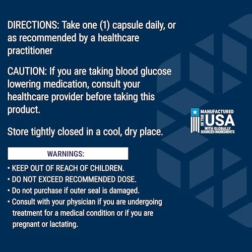 Life Extension Optimized Chromium with Crominex 3+, 500 mcg, 60 Capsules | Glucose Health Support, Gluten-Free, Non-GMO & Vegetarian
