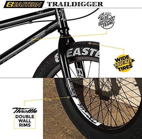 Eastern Bikes Eastern BMX Bikes - Element Model 20 Inch Bike. Lightweight Freestyle Bike Designed by Professional BMX Riders at