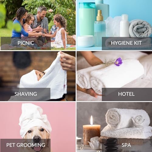 Bulk Pack 60 Pcs (5 Dozen) White Economy 15x25 Inches Basic Hand Towel - 2.25 lb/dz