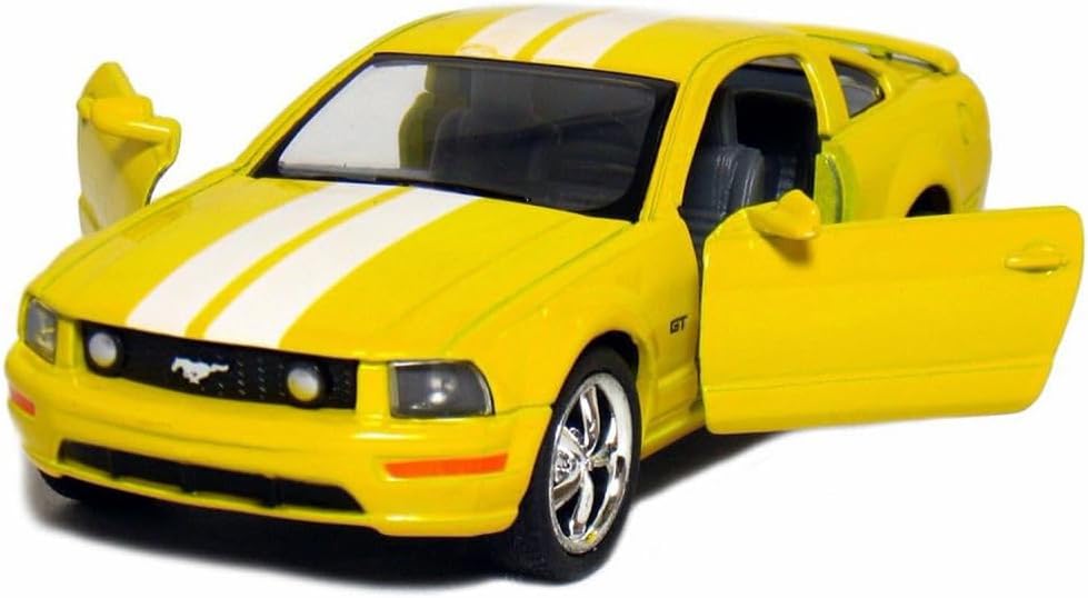 KiNSMART - 2006 Ford Mustang GT 1:38 Scale 5" Die Cast Metal Model Toy Car (Police)