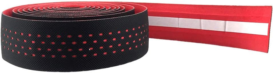 Tvoip 2 Rolls Soft Road Bike Bicycle Handlebar Cork EVA PU Bar Tape Professional Cycling Damping Anti-Vibration Wrap