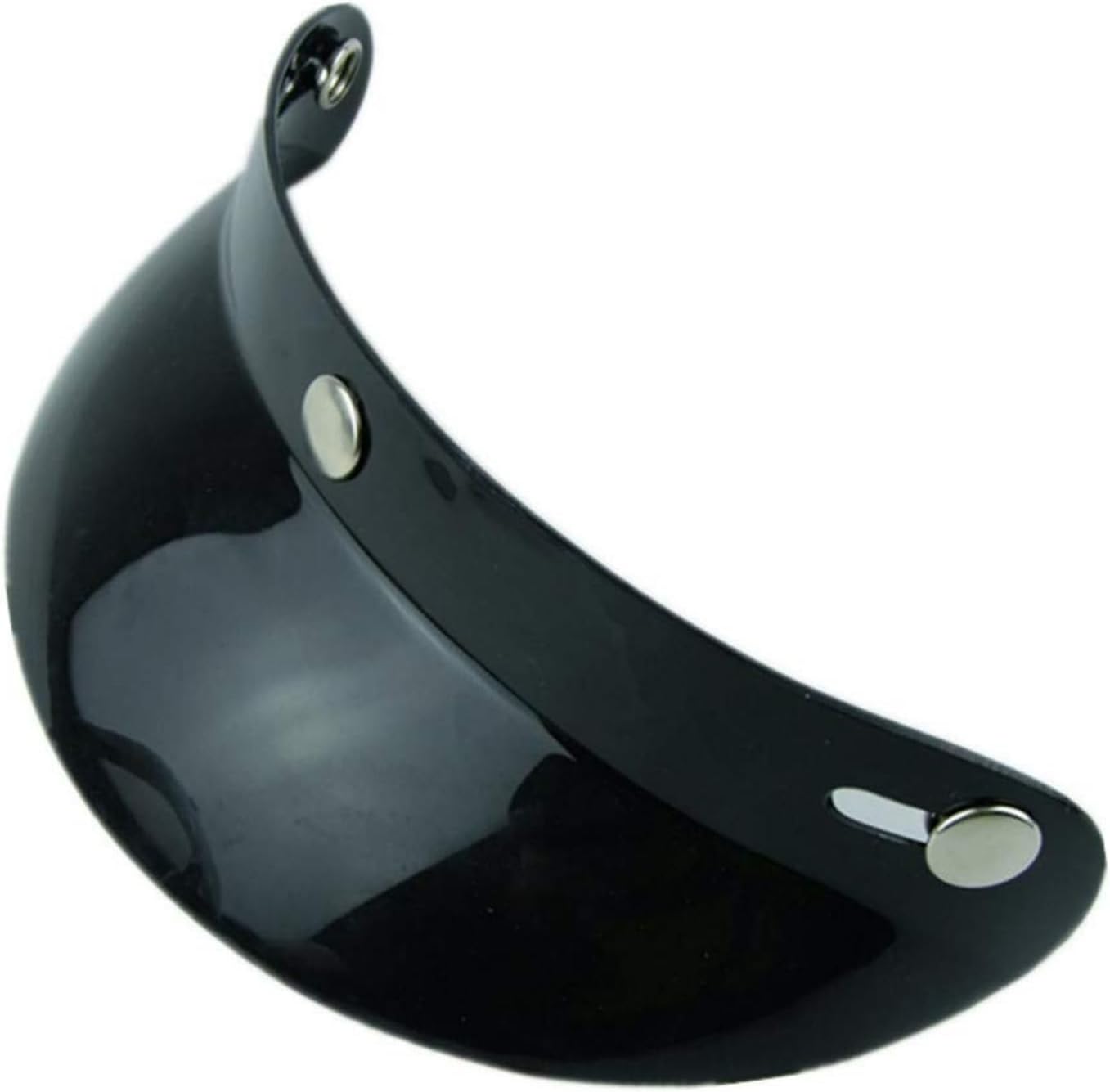 VCOROS Helmet Peak Shield Open Face Retro Motorcycle Helmet Sun Shade Peak | Sun Shade Protector For 3 Snap Helmets, Easy installation and removal