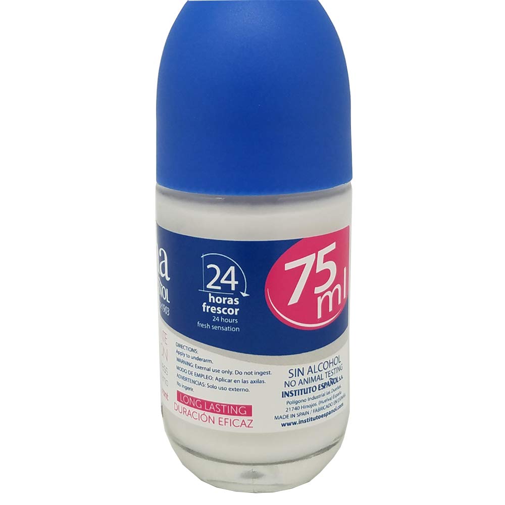 MILK ROLL ON DEODORANT SOFT SKIN PROTECTS HYDRATE NOT IRRITANT INSTITUTO ESPANOL by Instituto Espanol