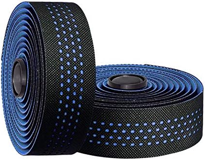 Tvoip 2 Rolls Soft Road Bike Bicycle Handlebar Cork EVA PU Bar Tape Professional Cycling Damping Anti-Vibration Wrap