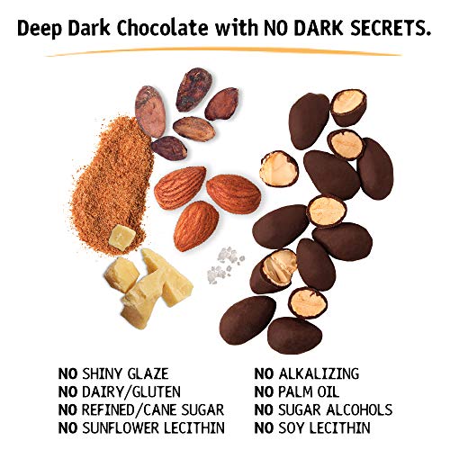Hu Chocolate Hunks, Chocolate Covered Almonds with Sea Salt, 6 Pack