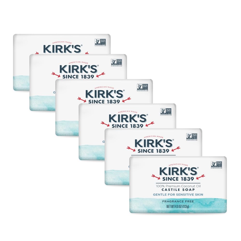 Kirk's Original Coco Castile Bar Soap Soothing Aloe Vera, 4 Oz