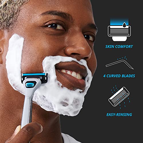 Dorco Pace 4- Four Blade Razor Shaving System- Value Pack - 16 Cartridges (No Handle)