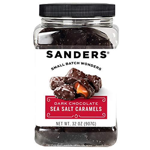 Sanders Dark Chocolate Sea Salt Caramels - 36 ounces (2.25 pounds)
