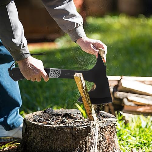 Camping Axe - Camping Hatchet with Sheath -Survival Throwing Axe - Survival Hatchets for Camping and Chopping Wood - Tactical and Survival Hatchet