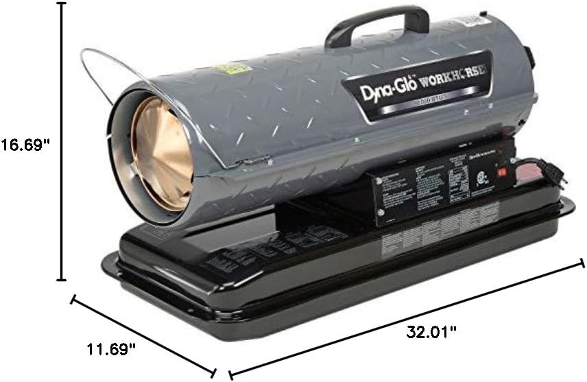 Dyna-Glo Workhorse Kerosene Forced Air Heater 120V 50000 BTU - 1 Each