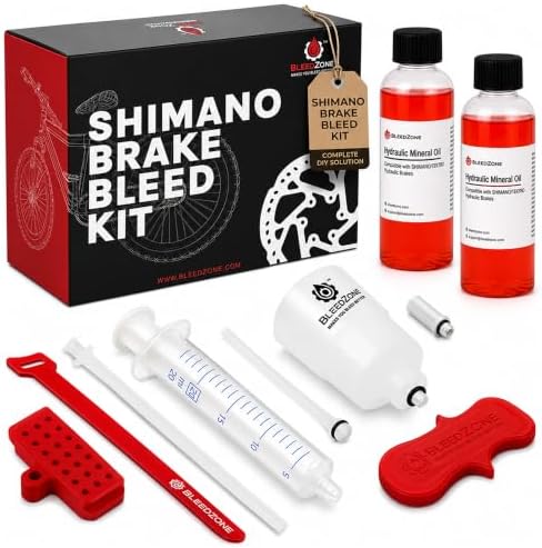 BleedZone Shimano Hydraulic Brake Bleed Kit with Mineral Oil