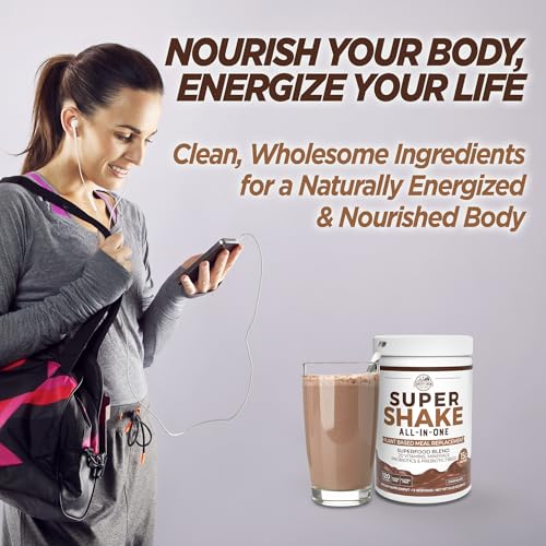 Country Farms All-in-One Super Shake Meal Replacement 15g Plant Protein Dietary Supplement with Superfoods, Vitamins, Probiotics and Prebiotics