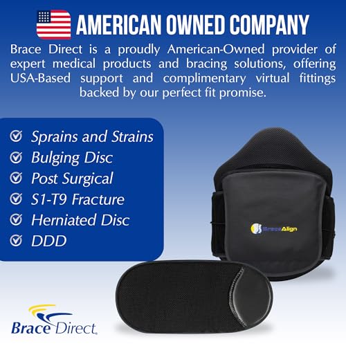 VertebrAlign LSO, Lumbar Back Brace, Herniated Disc, L0650 | Adjustable lumbar support brace eases bulging disc, sciatica, spinal stenosis & post-op back pain. Men & women. L0631, L0648