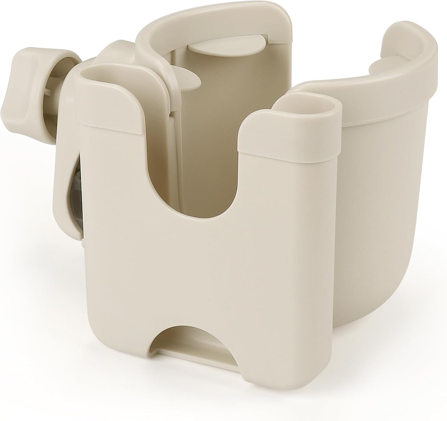 Accmor Stroller Cup Holder with Phone Holder, Bike Cup Holder, Universal Cup Holder for Uppababy Nuna Strollers, 2-in-1 Drinks Holder for Walker