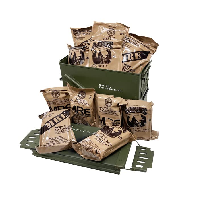 US Military Meals Ready to Eat (MRE 1 random case of 12