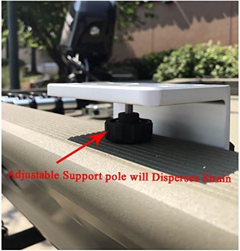 Brocraft Power Lock Rod Holder for 90 Degree Boat and Versatrack Track Systems